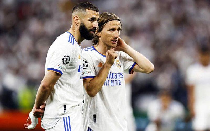 Karim Benzema và Luka Modric